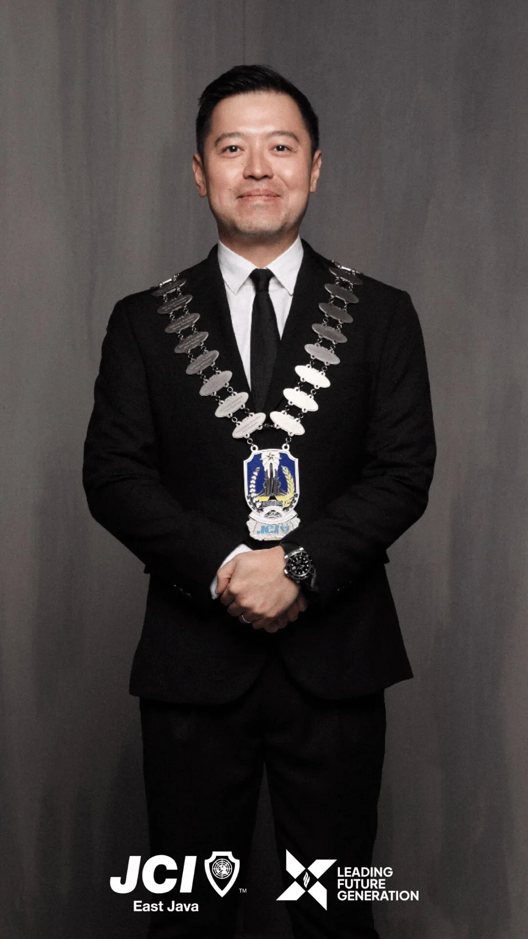 Local President JCI East Java - Herman Limbono. Together We Serve, Together We Grow.
